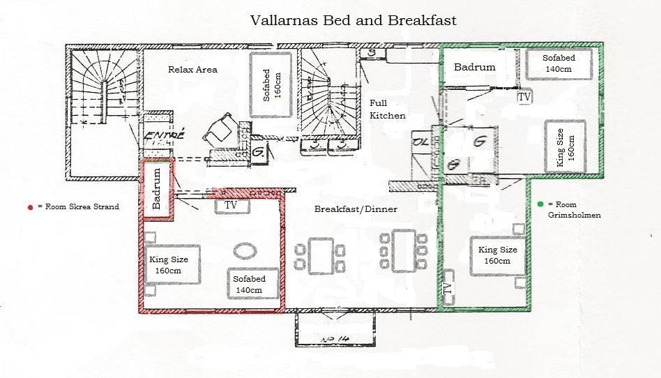 Vallarnas Bed&Breakfast Falkenberg Exteriör bild